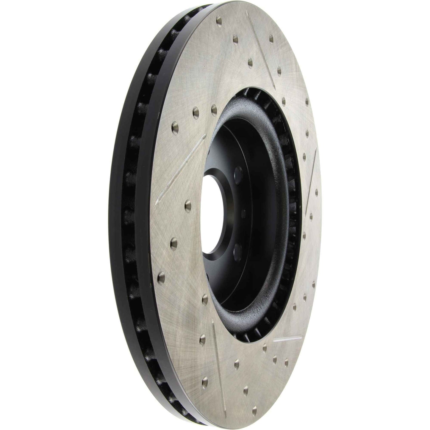 StopTech Slotted & Drilled Sport Brake Rotor 127.38024R