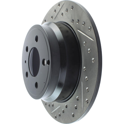 StopTech Sport Cryo Drilled/Slotted Brake Rotor; Rear Right