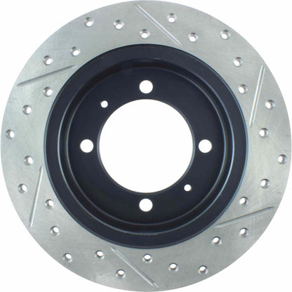 StopTech Sport Cryo Drilled/Slotted Brake Rotor; Rear Right