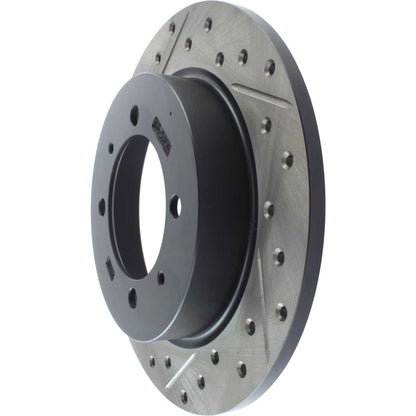 StopTech Sport Cryo Drilled/Slotted Brake Rotor; Rear Right