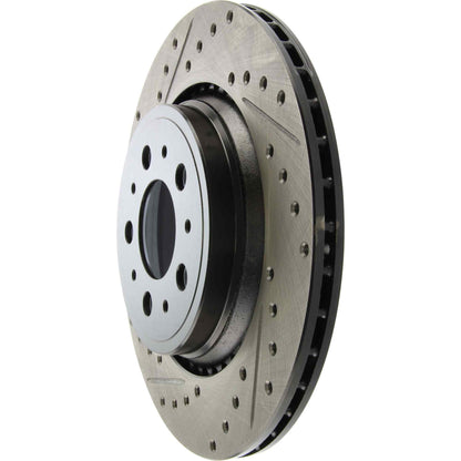 StopTech Sport Cryo Drilled/Slotted Brake Rotor; Rear Right