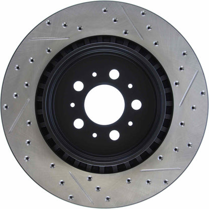 StopTech  Sport Cryo Drilled/Slotted Brake Rotor; Rear Right