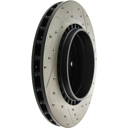 StopTech  Sport Cryo Drilled/Slotted Brake Rotor; Rear Right