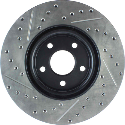 StopTech Slotted & Drilled Sport Brake Rotor 127.39037L