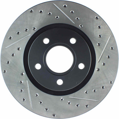 StopTech Slotted & Drilled Sport Brake Rotor 127.39037L