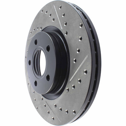 StopTech Slotted & Drilled Sport Brake Rotor 127.39037L