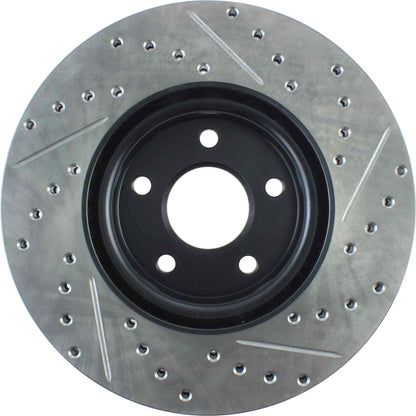 StopTech Slotted & Drilled Sport Brake Rotor 127.39037R