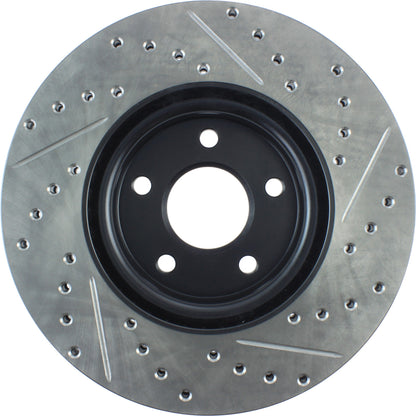 StopTech Slotted & Drilled Sport Brake Rotor 127.39037R