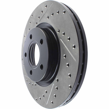 StopTech Slotted & Drilled Sport Brake Rotor 127.39037R