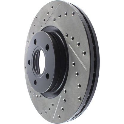 StopTech Slotted & Drilled Sport Brake Rotor 127.39037R