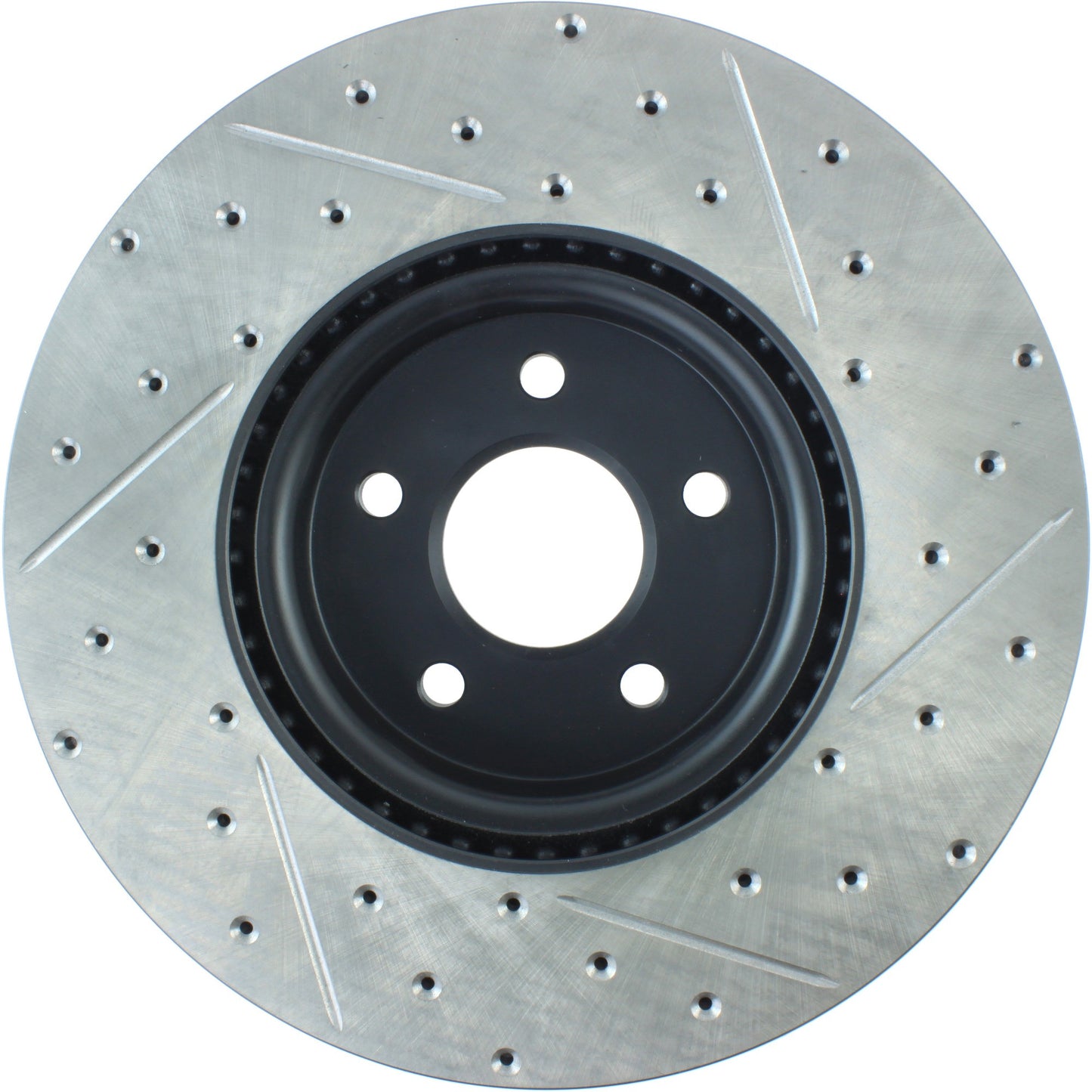 StopTech Slotted & Drilled Sport Front Right Cryo Brake Rotor 13-14 Ford Escape 127.39038CR