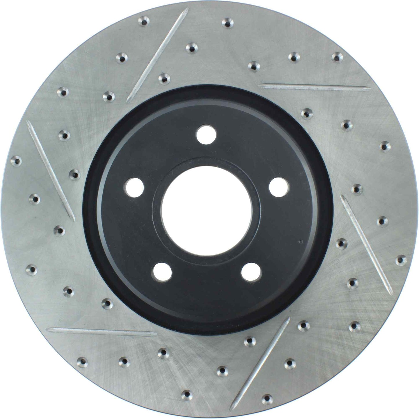 StopTech Slotted & Drilled Sport Front Right Cryo Brake Rotor 13-14 Ford Escape 127.39038CR