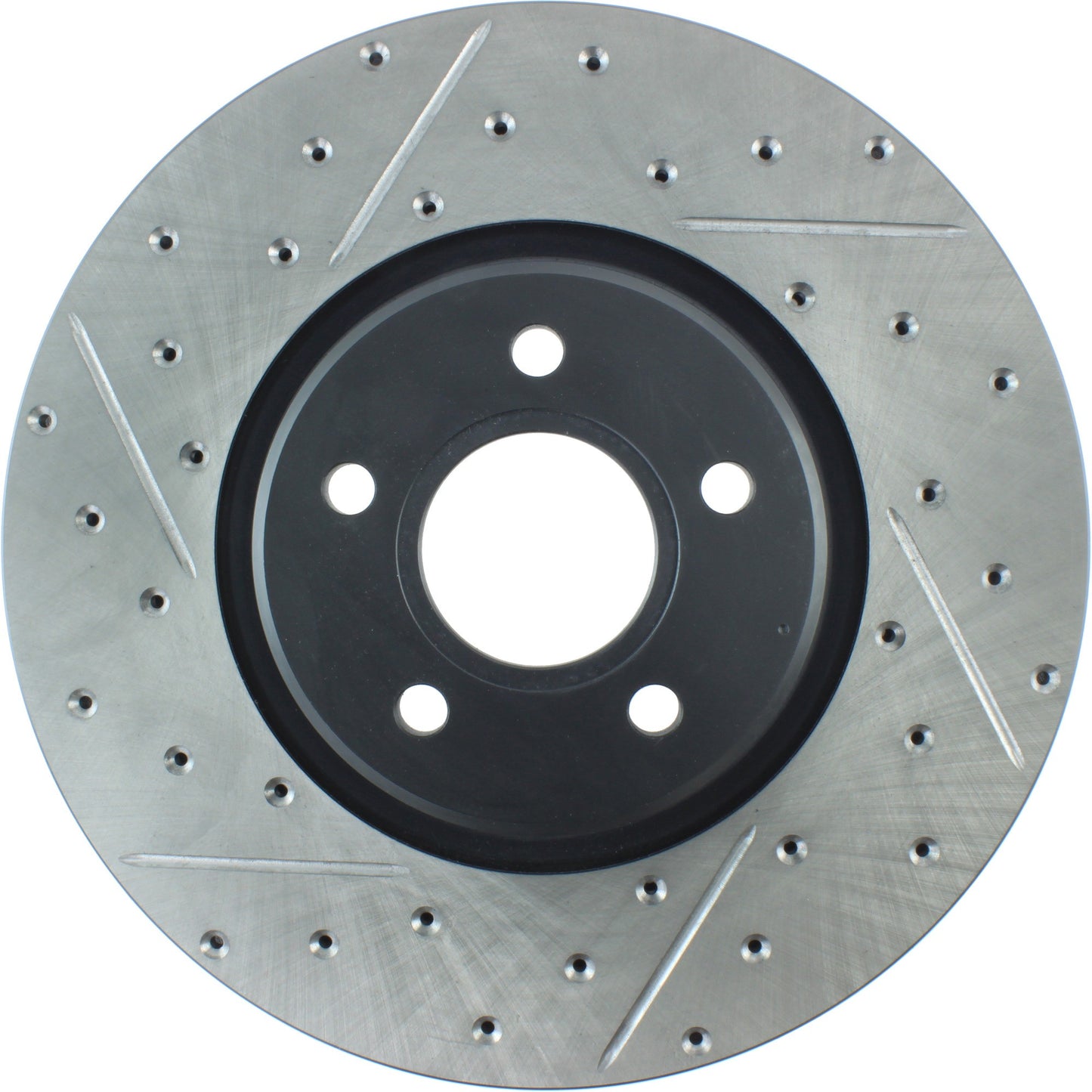 StopTech Slotted & Drilled Sport Front Right Cryo Brake Rotor 13-14 Ford Escape 127.39038CR