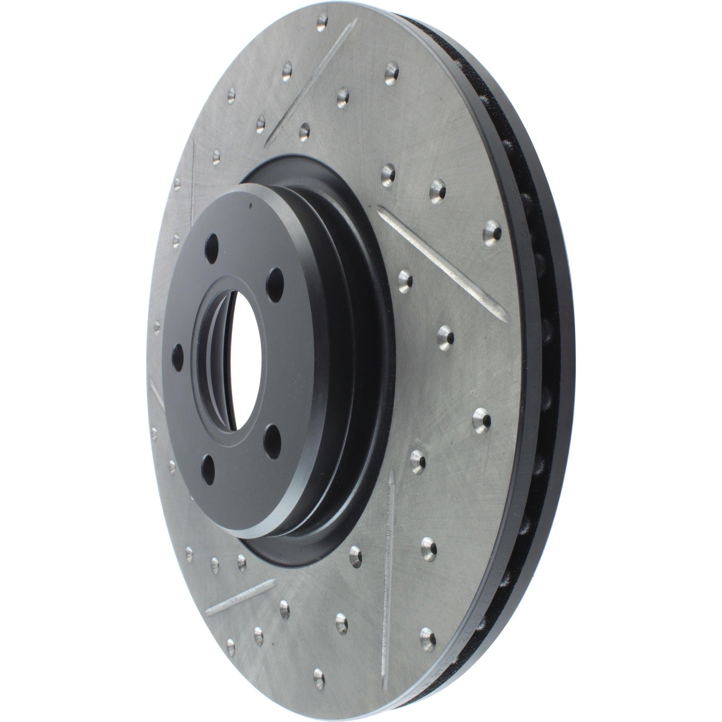 StopTech Slotted & Drilled Sport Front Right Cryo Brake Rotor 13-14 Ford Escape 127.39038CR