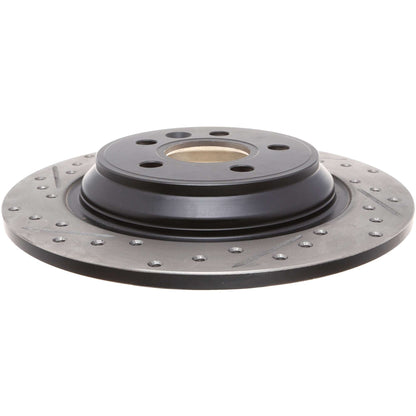 StopTech Sport Drilled/Slotted Brake Rotor; Rear Right