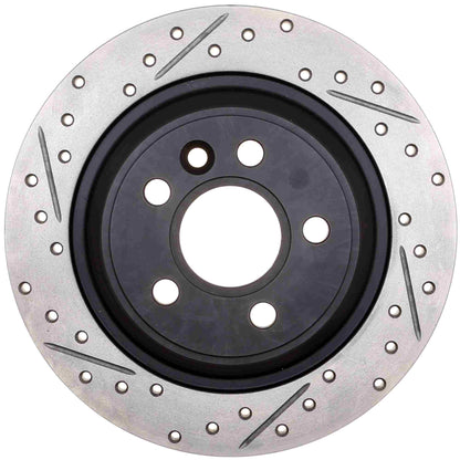 StopTech Sport Drilled/Slotted Brake Rotor; Rear Right