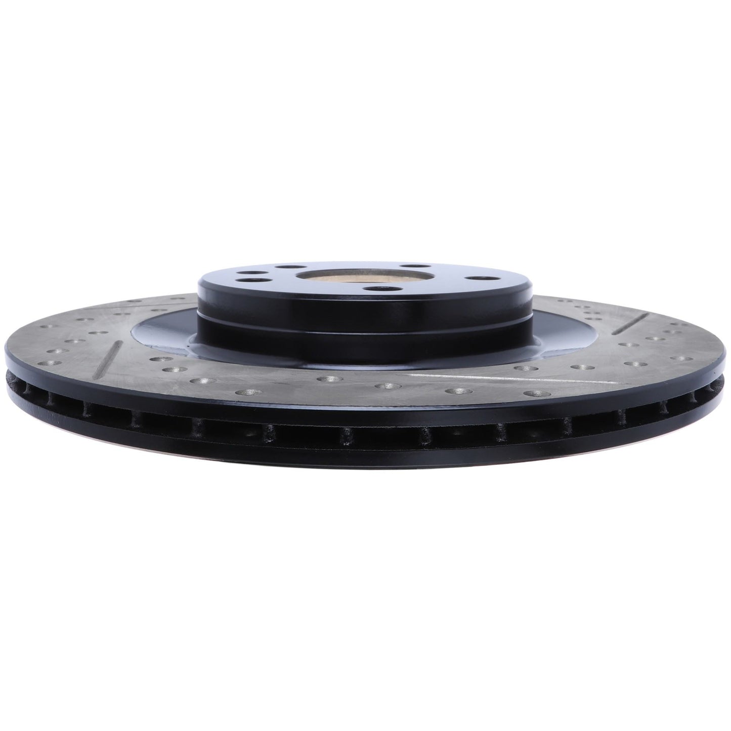 StopTech 16-17 Volvo XC90 Slotted & Drilled Rear Left Rotor 127.39049L