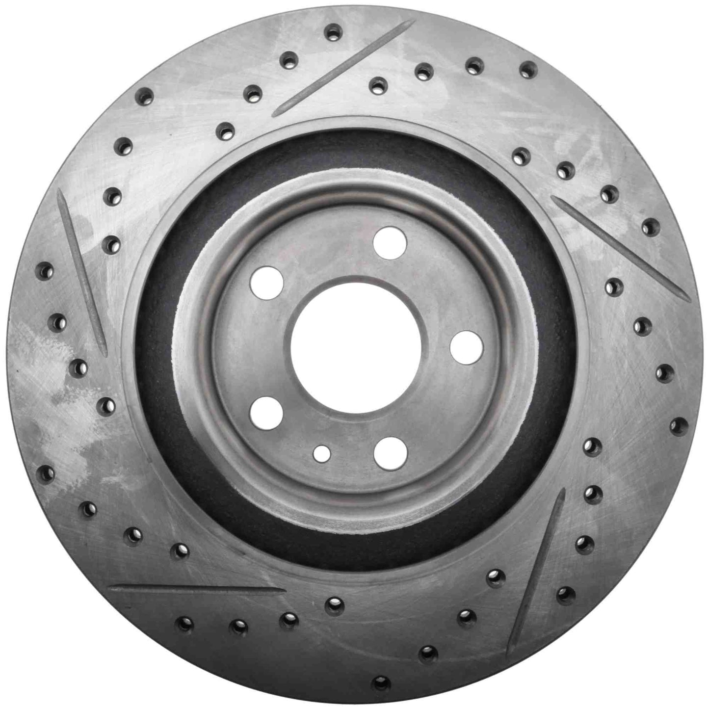 StopTech 16-17 Volvo XC90 Slotted & Drilled Rear Left Rotor 127.39049L