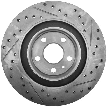 StopTech 16-17 Volvo XC90 Slotted & Drilled Rear Right Rotor 127.39049R