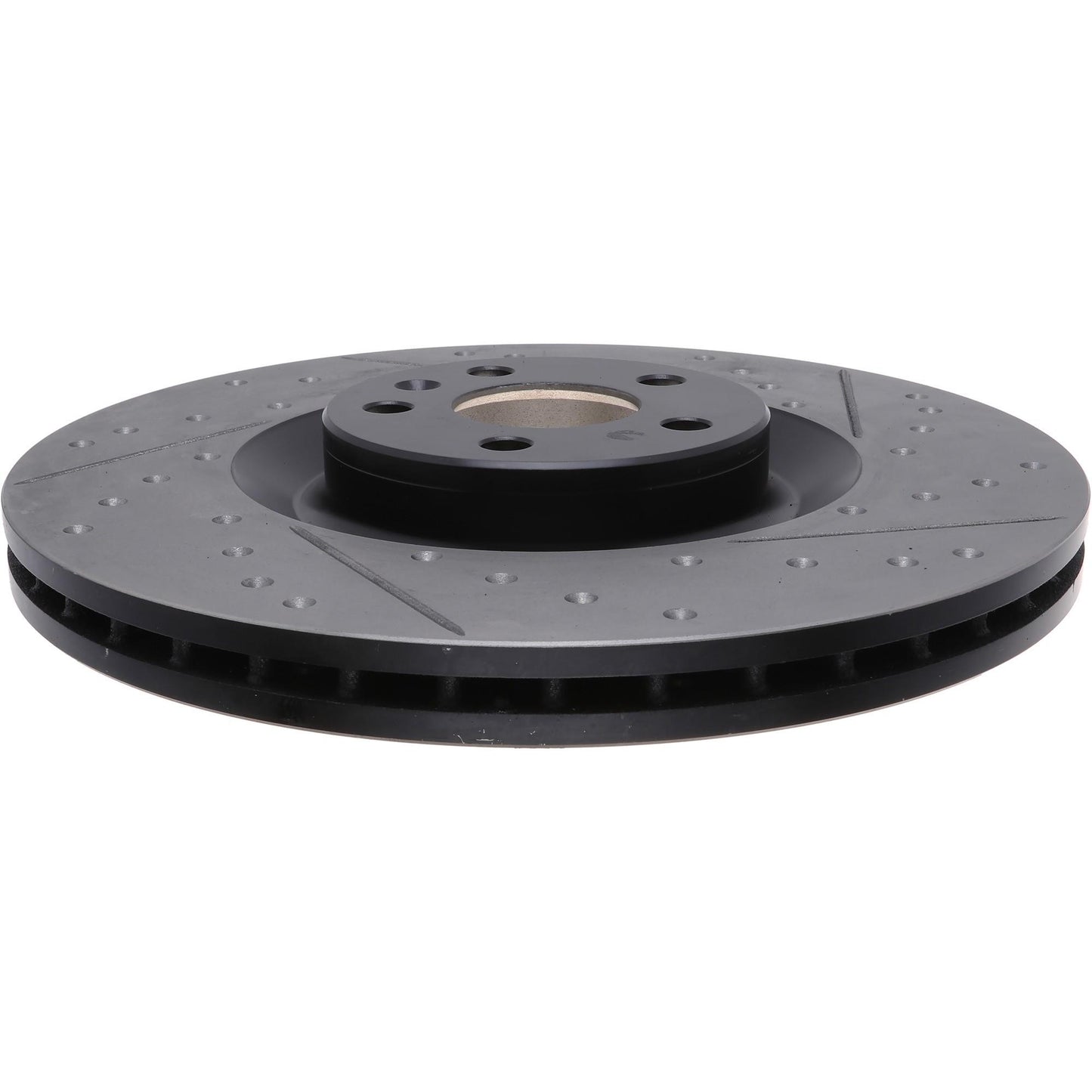 StopTech 16-17 Volvo XC90 Slotted & Drilled Front Left Rotor 127.39052L
