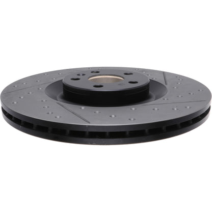 StopTech 16-17 Volvo XC90 Slotted & Drilled Front Left Rotor 127.39052L