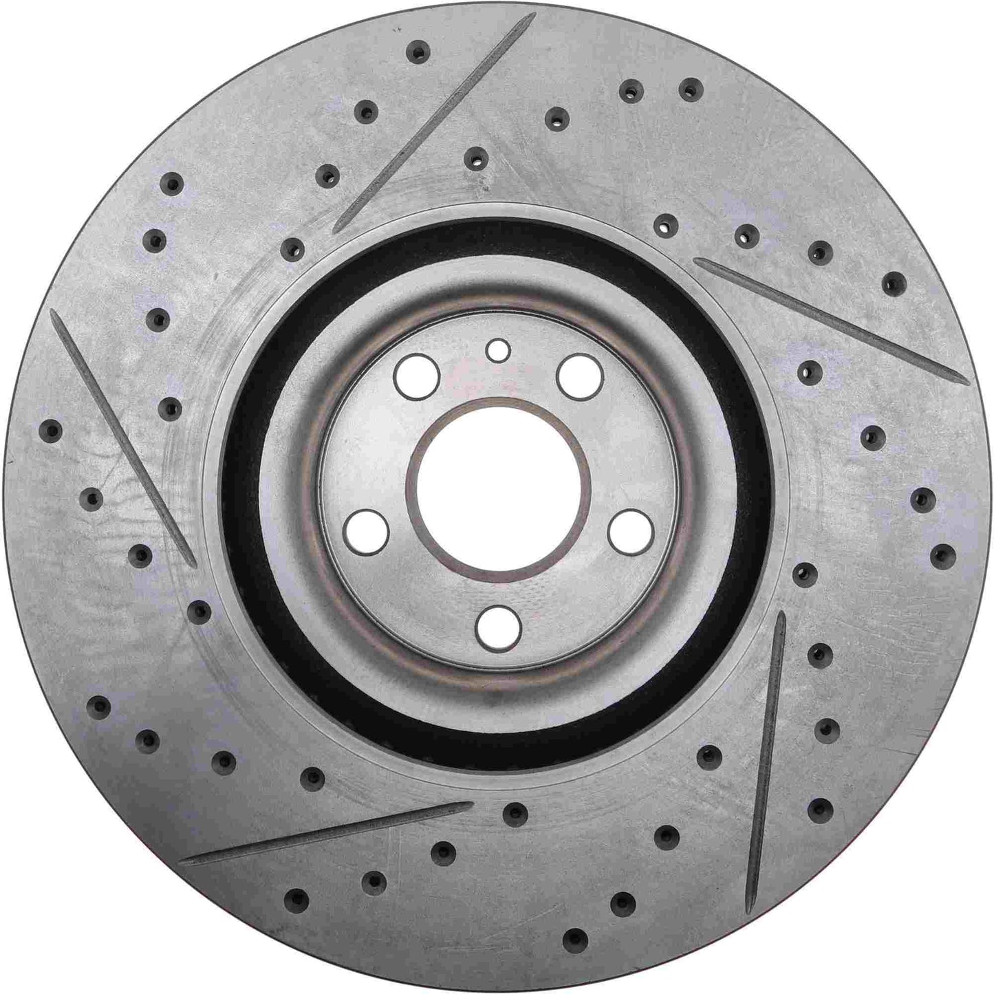 StopTech 16-17 Volvo XC90 Slotted & Drilled Front Left Rotor 127.39052L