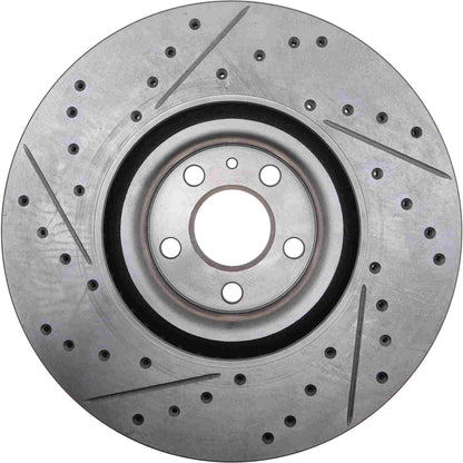 StopTech 16-17 Volvo XC90 Slotted & Drilled Front Left Rotor 127.39052L