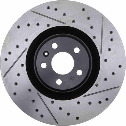 StopTech 16-17 Volvo XC90 Slotted & Drilled Front Left Rotor 127.39052L