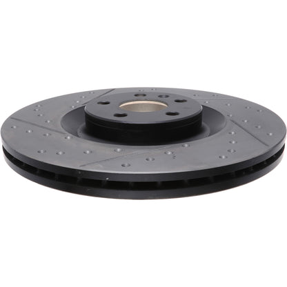 StopTech Power Slot 16-17 Volvo XC90 Slotted & Drilled Front Right Rotor 127.39052R
