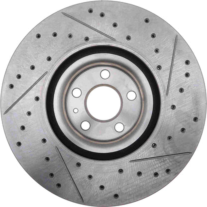 StopTech Power Slot 16-17 Volvo XC90 Slotted & Drilled Front Right Rotor 127.39052R