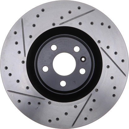 StopTech Power Slot 16-17 Volvo XC90 Slotted & Drilled Front Right Rotor 127.39052R