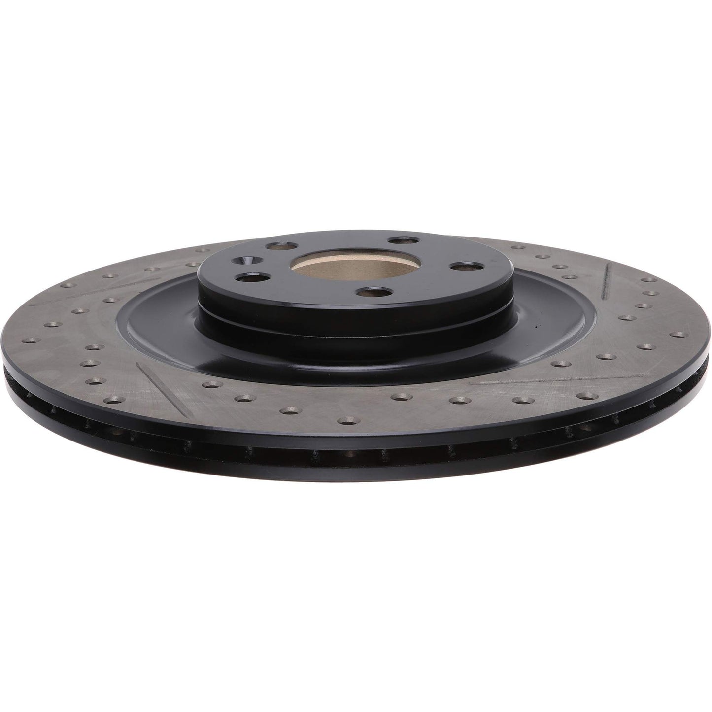 StopTech 16-17 Volvo XC90 Slotted & Drilled Rear Left Rotor 127.39053L