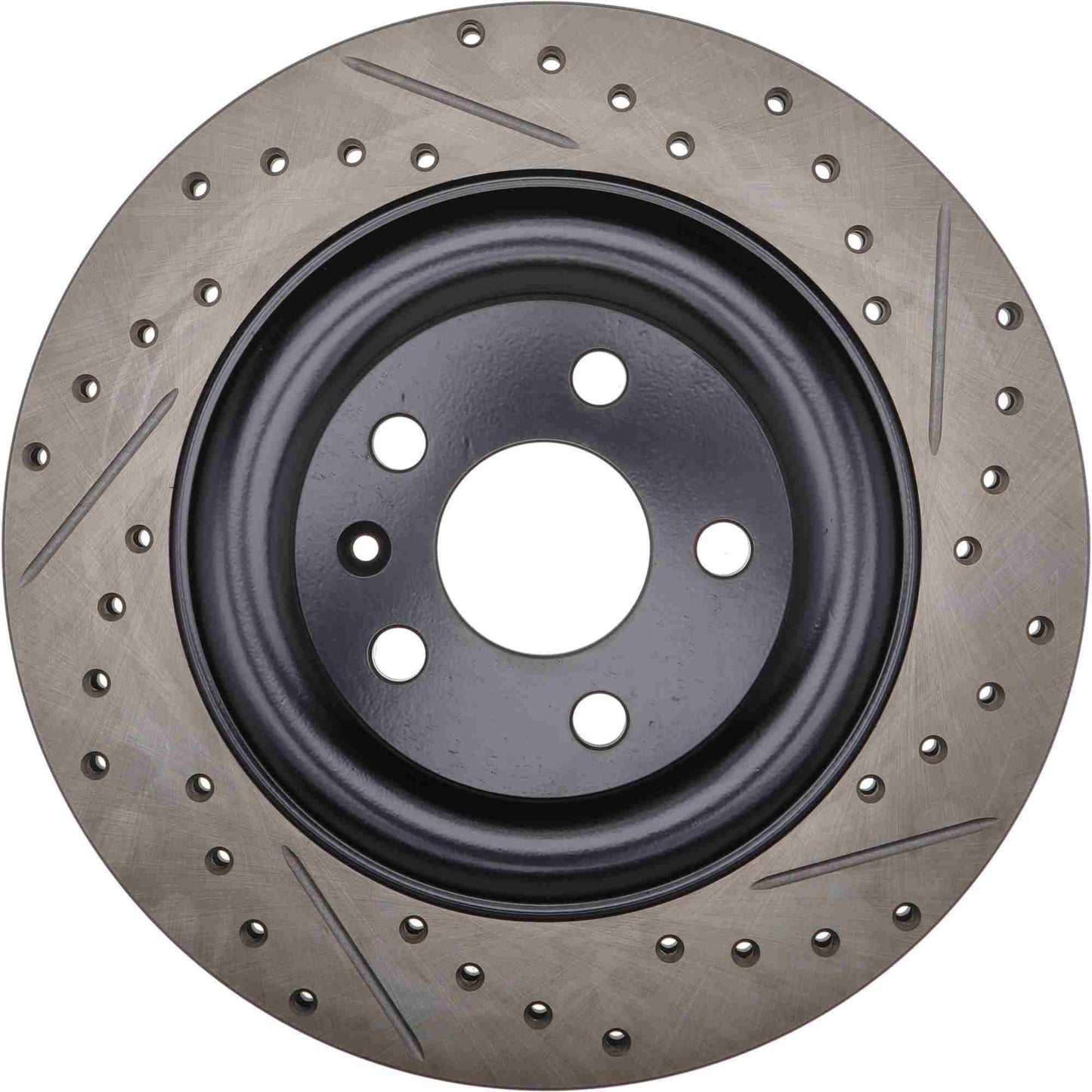 StopTech 16-17 Volvo XC90 Slotted & Drilled Rear Left Rotor 127.39053L