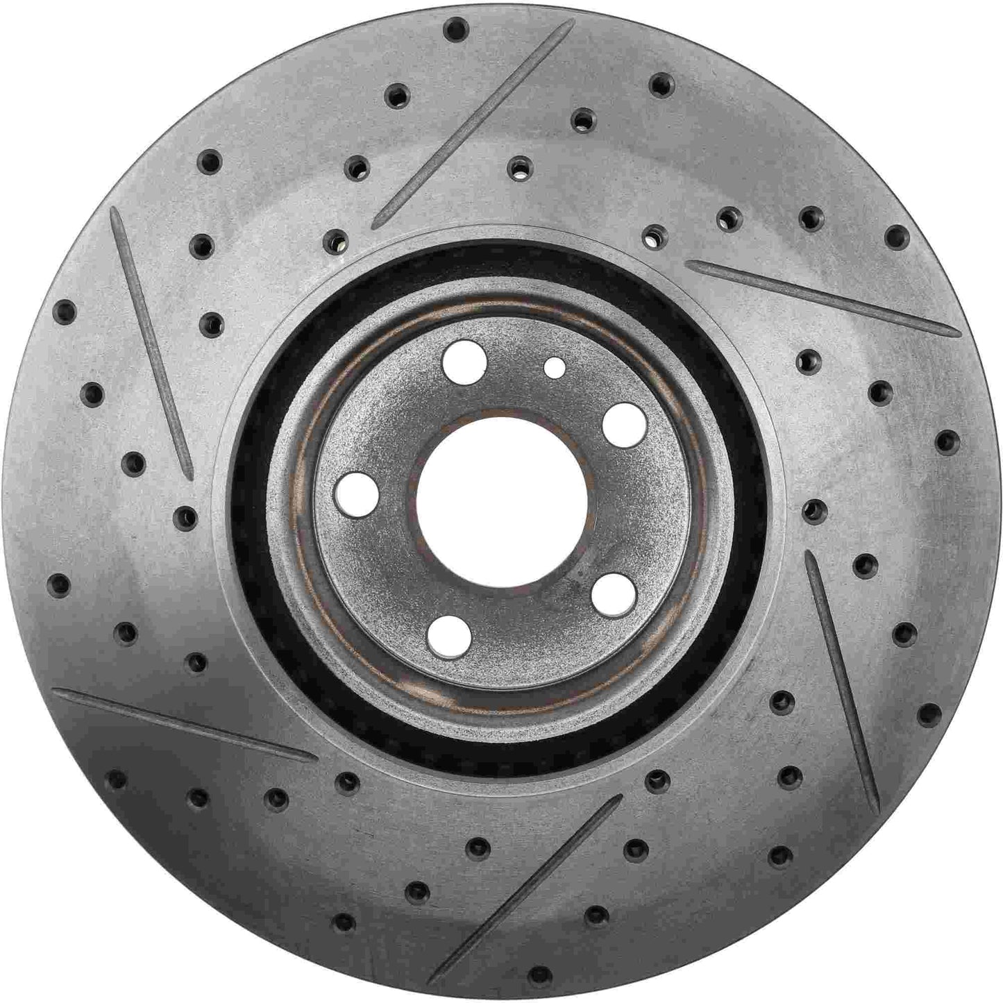 StopTech 16-17 Volvo XC90 Slotted & Drilled Front Left Rotor 127.39054L
