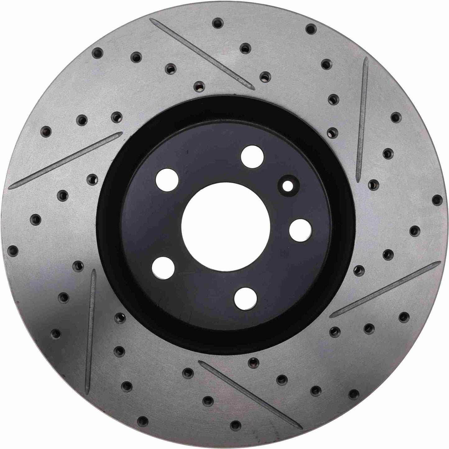 StopTech 16-17 Volvo XC90 Slotted & Drilled Front Left Rotor 127.39054L