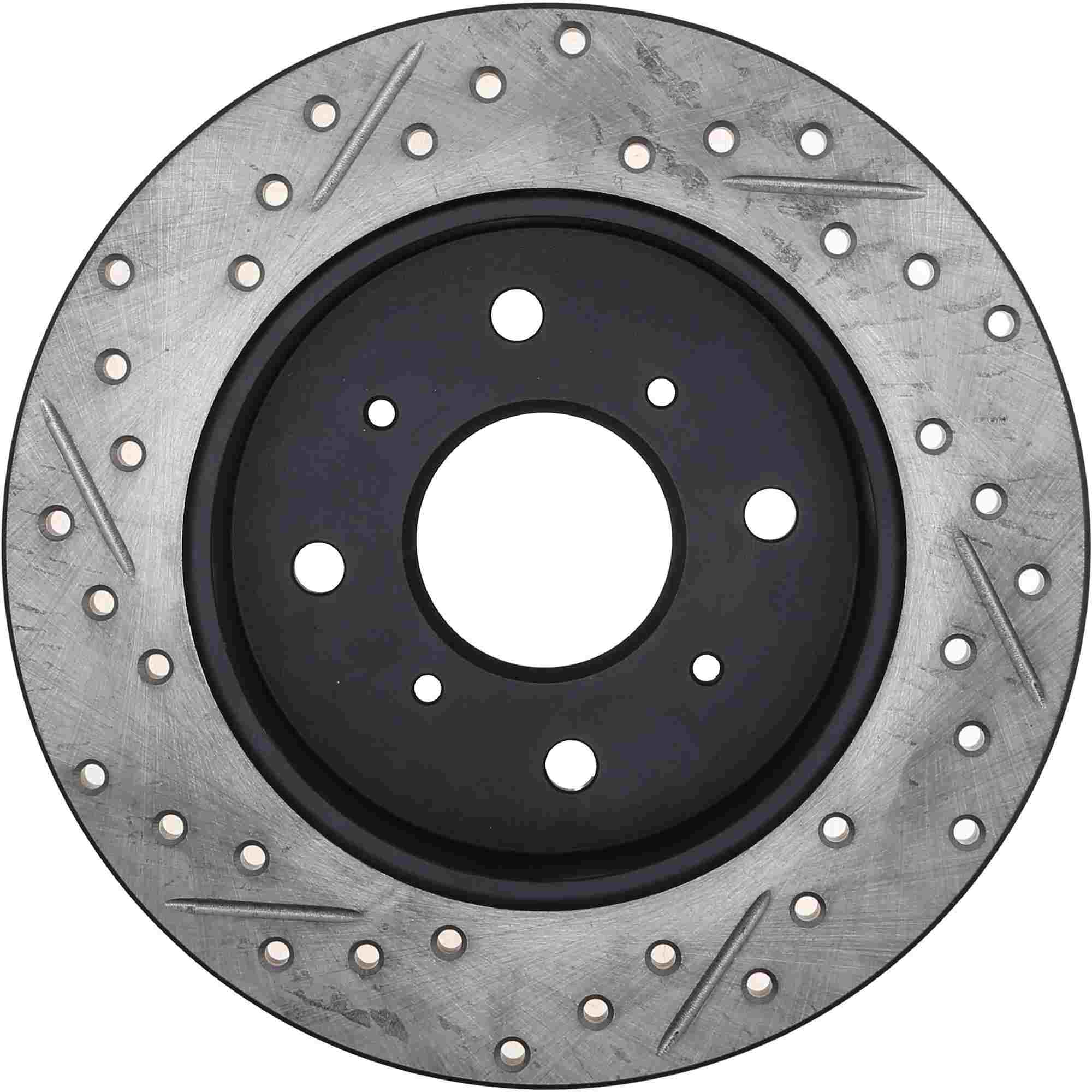 StopTech 92-96 Honda Prelude S/SE/Si/V-Tec / 86-88 Acura Legend Slotted & Drilled Left Rear Rotor 127.40016L