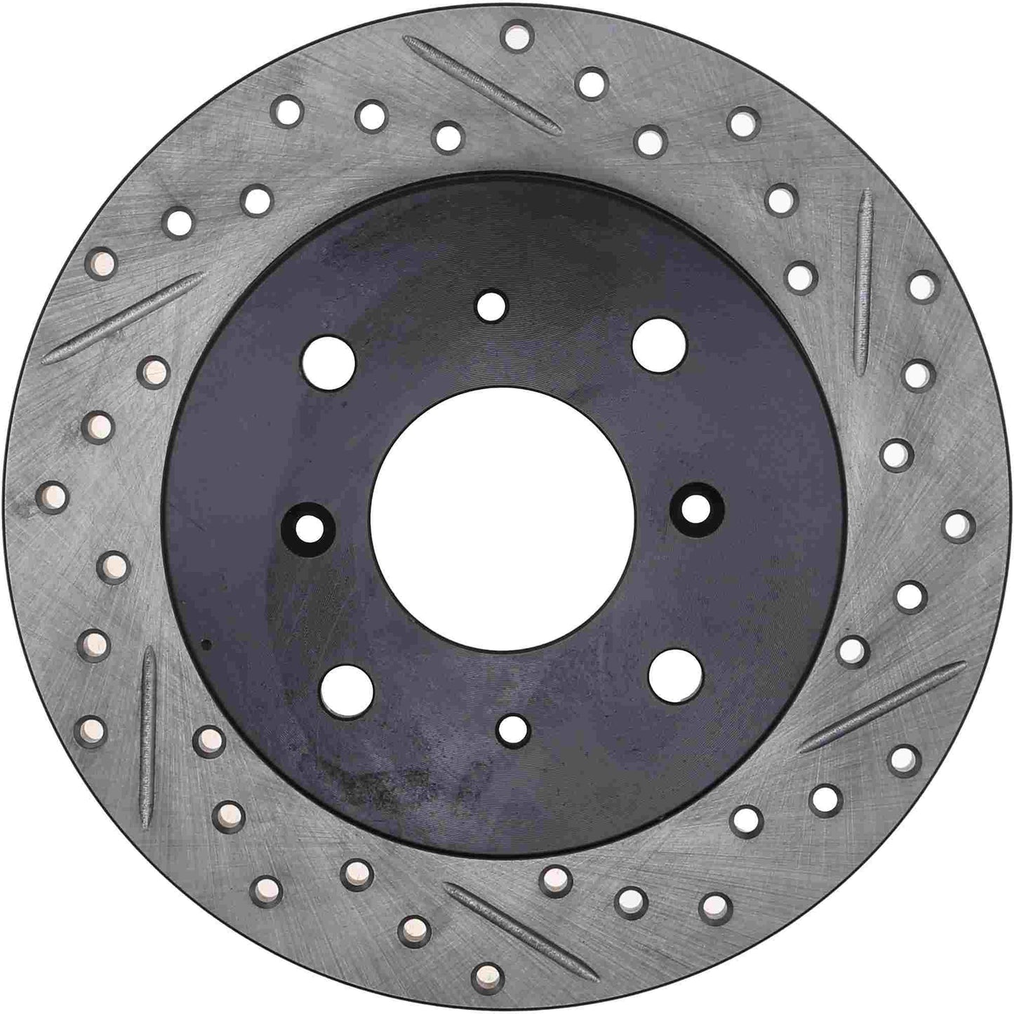 StopTech 92-96 Honda Prelude S/SE/Si/V-Tec / 86-88 Acura Legend Slotted & Drilled Left Rear Rotor 127.40016L