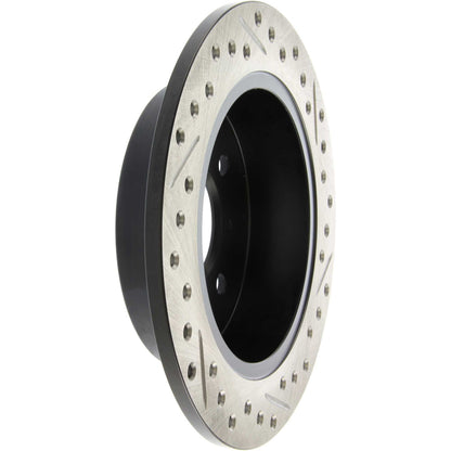 StopTech Sport Cryo Drilled/Slotted Brake Rotor; Rear Right