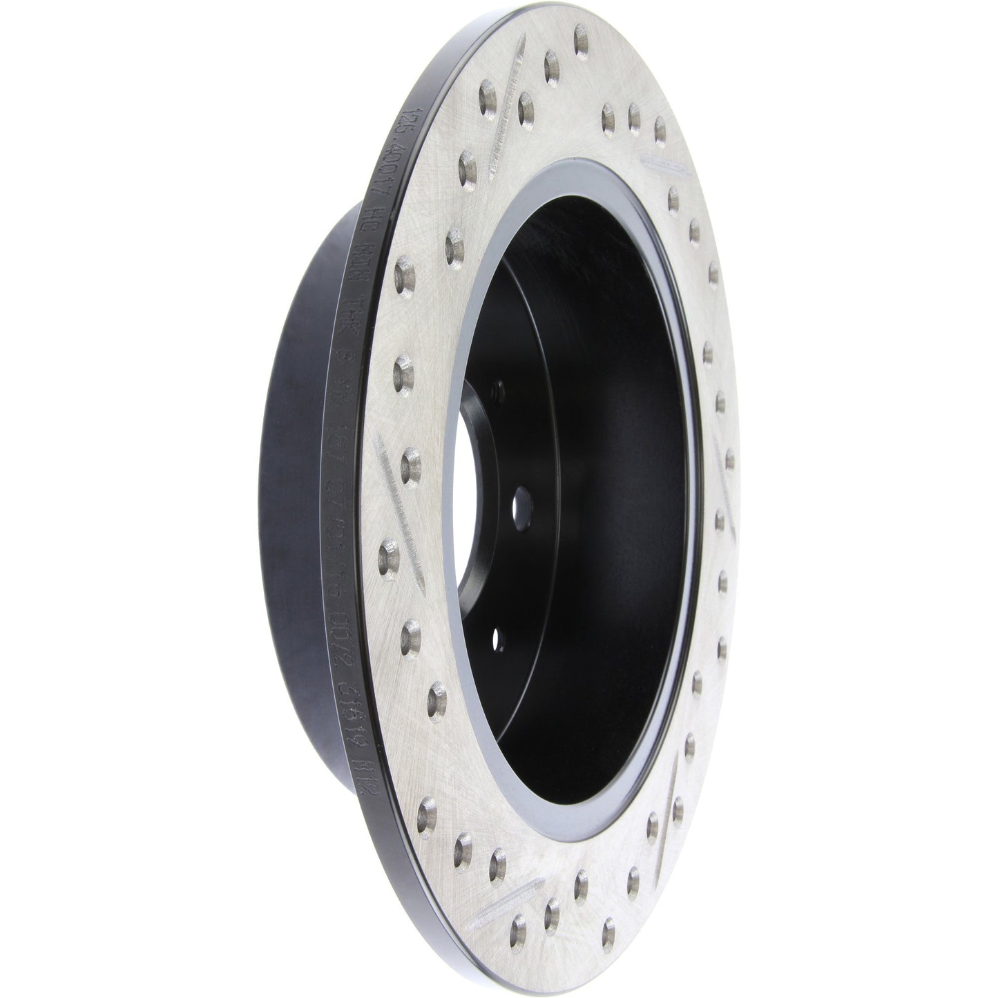 StopTech Sport Drilled/Slotted Brake Rotor; Rear Left
