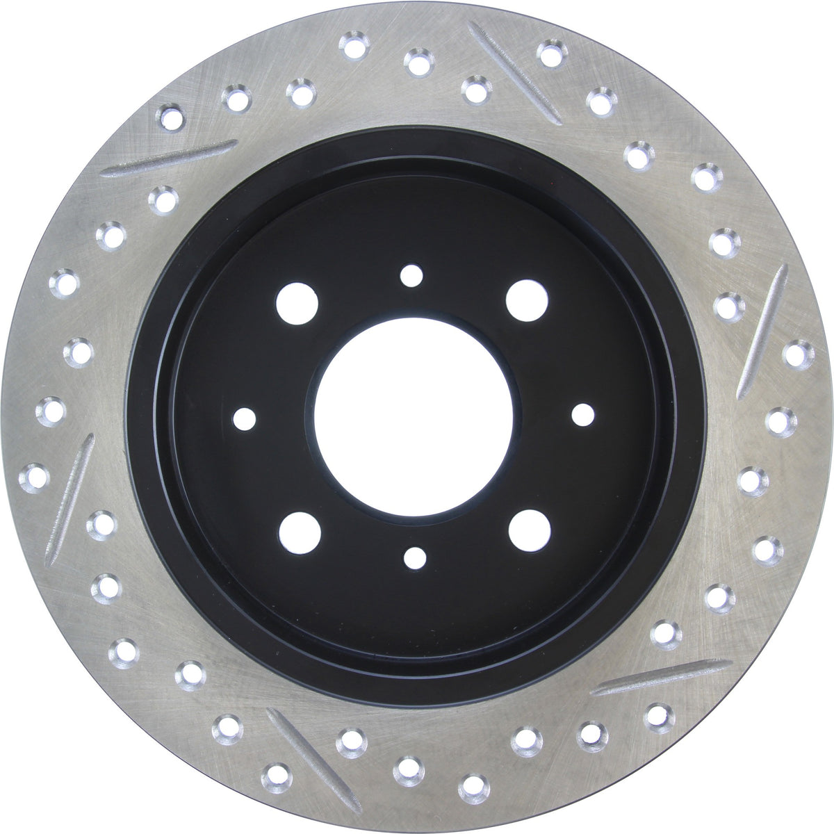StopTech Sport Drilled/Slotted Brake Rotor; Rear Right
