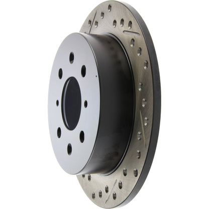 StopTech Sport Drilled/Slotted Brake Rotor; Rear Right