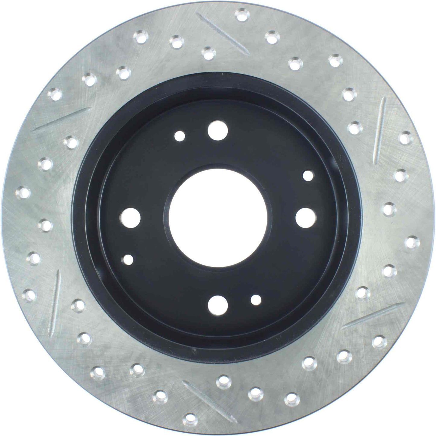 StopTech Sport Drilled/Slotted Brake Rotor; Rear Right