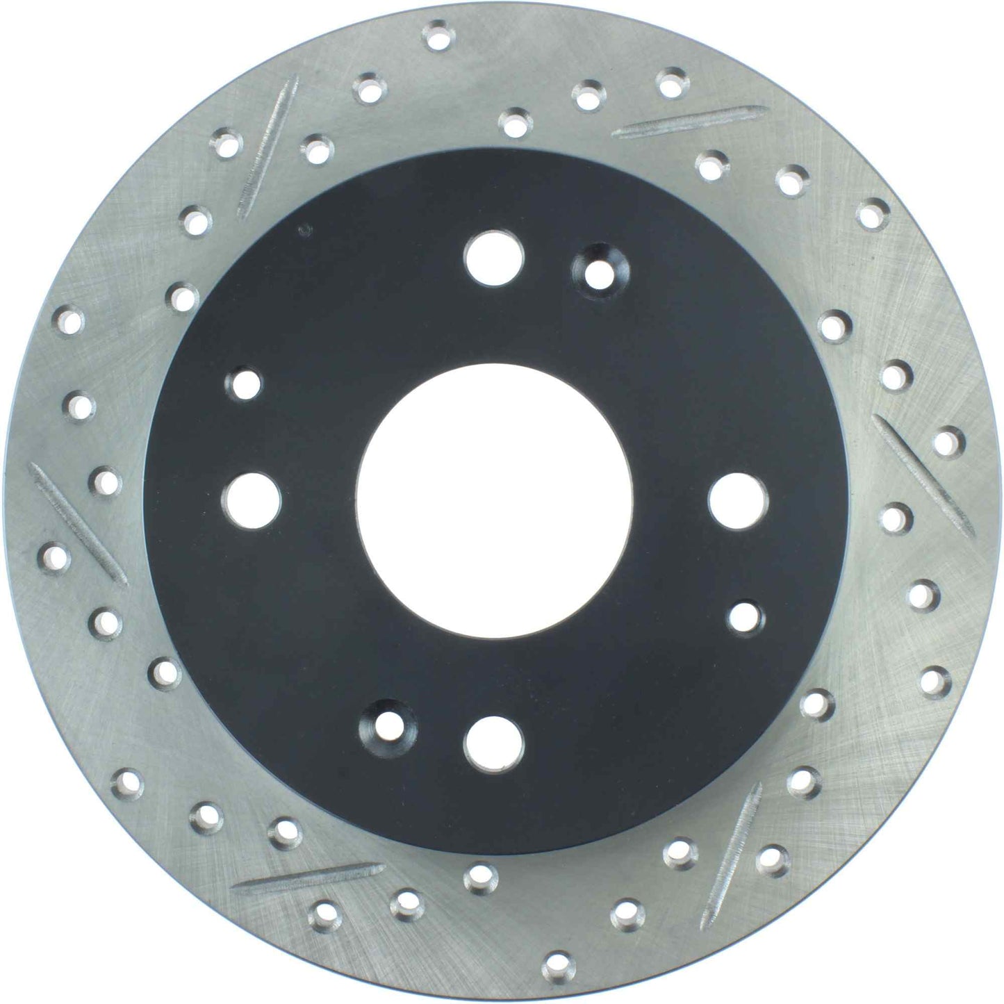 StopTech Sport Drilled/Slotted Brake Rotor; Rear Right