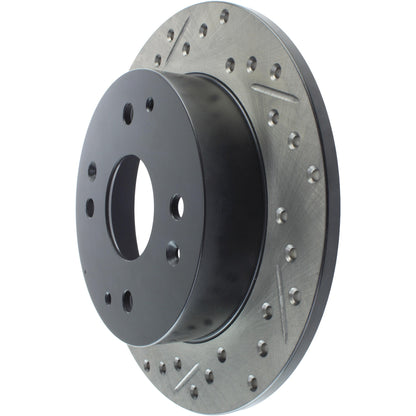 StopTech Sport Drilled/Slotted Brake Rotor; Rear Right