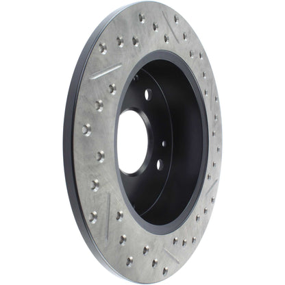 StopTech Sport Drilled/Slotted Brake Rotor; Rear Right