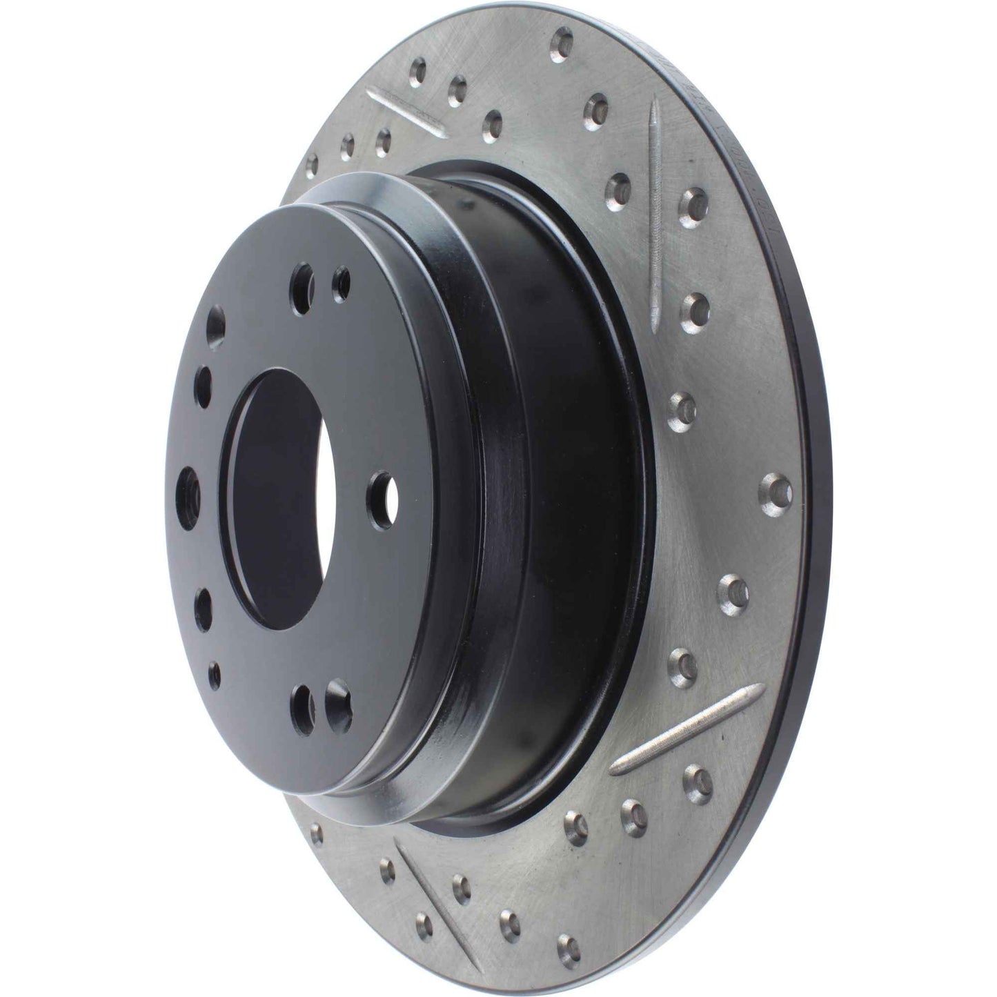 StopTech Sport Drilled/Slotted Brake Rotor; Rear Left