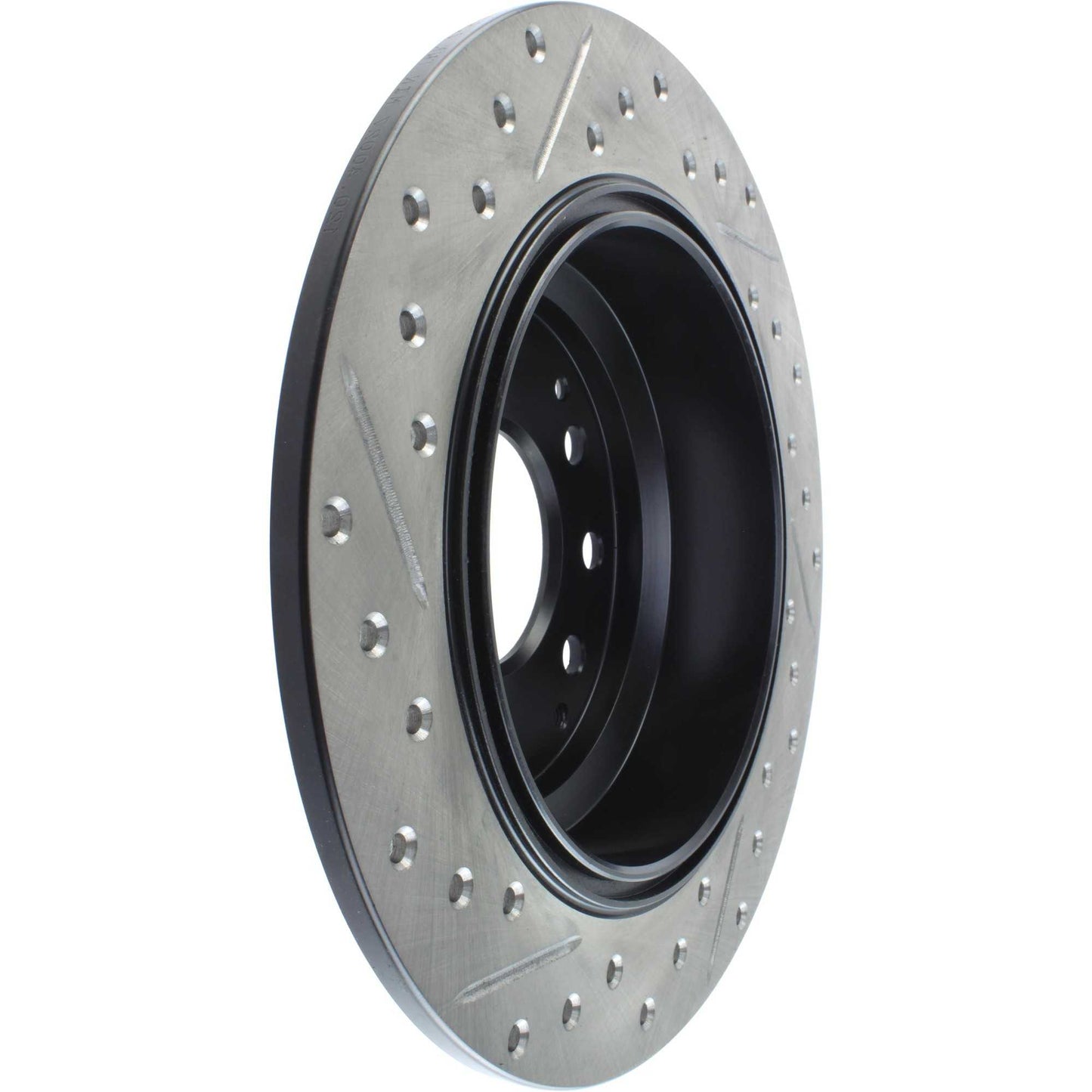 StopTech Sport Drilled/Slotted Brake Rotor; Rear Left