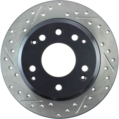 StopTech  Sport Drilled/Slotted Brake Rotor; Rear Right