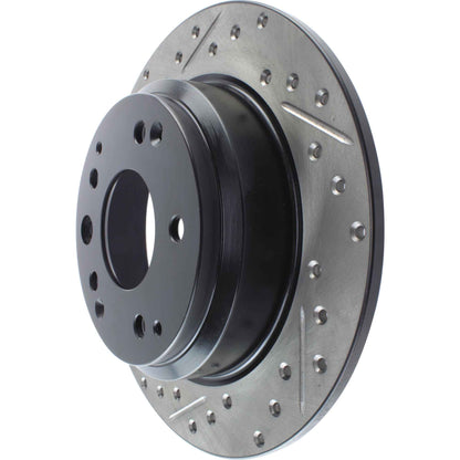 StopTech  Sport Drilled/Slotted Brake Rotor; Rear Right