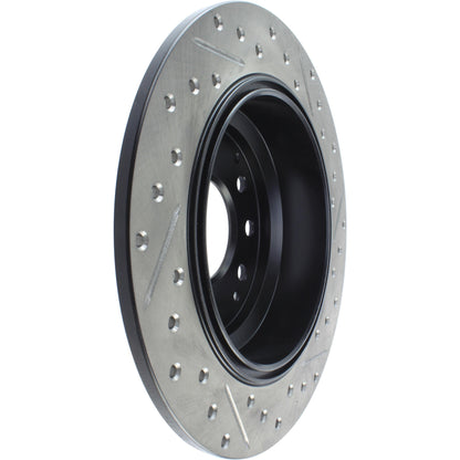 StopTech  Sport Drilled/Slotted Brake Rotor; Rear Right